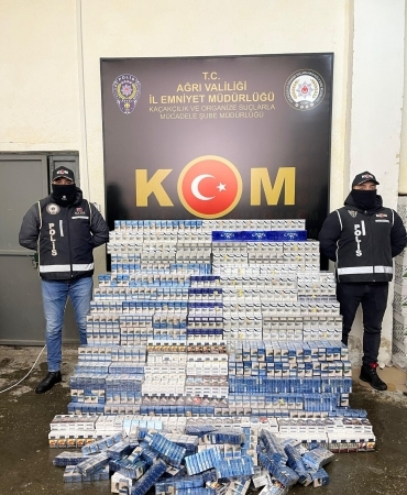 10 Bin Dörtyüz Kaçak Sigara Ele Geçirildi