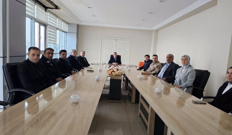 Tutak’da Uyuşturucu ile Mücadele İçin Koordinasyon Toplantısı Düzenlendi