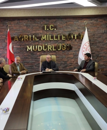 Ağrıda Eğitime Destek İçin İş Birliği Toplantısı Düzenlendi