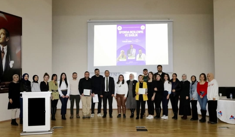 AİÇÜde “Sporda Beslenme ve Sağlık” Konulu Konferans Düzenlendi