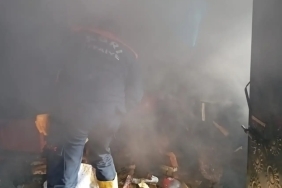 Kazan Dairesinde Çıkan Yangın Paniğe Neden Oldu 