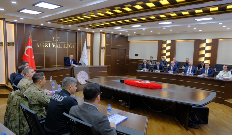 Ağrı’da Afet Riskleri Masaya Yatırıldı