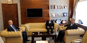 Patnos Belediye Başkanı Taşkın’dan Milli Eğitim Müdürü Kökrek’e Ziyaret