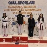 Berfin Işık Taekwondo'da Türkiye Üçüncüsü Oldu!