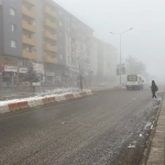 Ağrılılar Sabaha Sisli Havayla Uyandı
