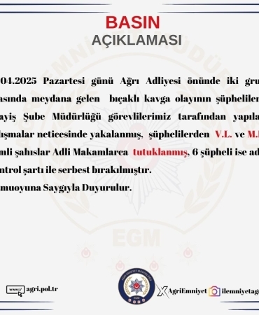 Ağrı Adliyesi Önündeki Bıçaklı Kavgayla İlgili 2 Şüpheli Tutuklandı Eleşkirt Haber Ağrı Adliyesi Önündeki Bıçaklı Kavgayla İlgili 2 Şüpheli Tutuklandı