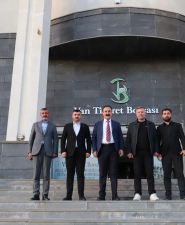 Ağrı Ticaret Borsasından Van Ticaret Borsasına Ziyaret Eleşkirt Haber Ağrı Ticaret Borsasından Van Ticaret Borsasına Ziyaret