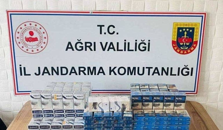 Kaçak Sigara Operasyonu 1.250 Paket Ele Geçirildi, 4 Gözaltı