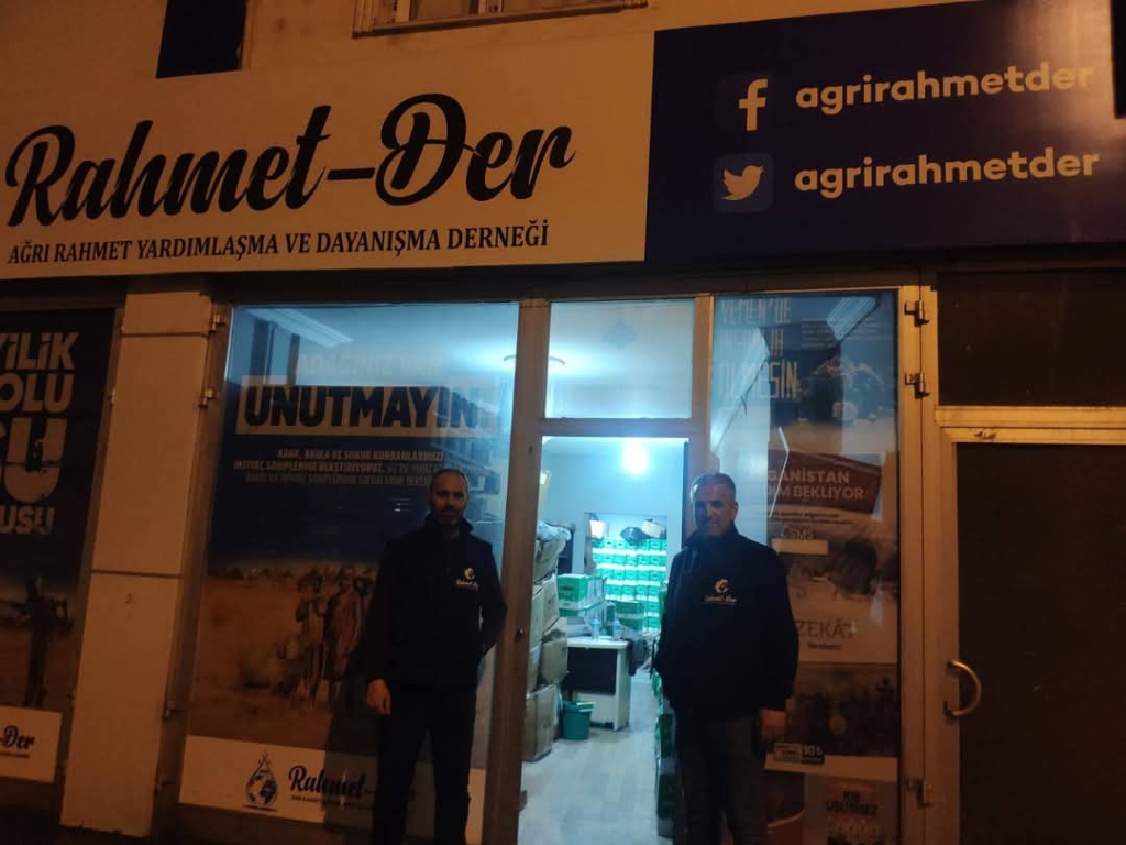 Ağrı Rahmet Der 3500 Aileye Ramazan Sevinci Yaşattı