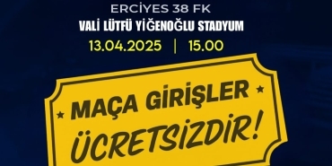 Kolibri Ağrı 1970 Spor ile Erciyes 38 Maçında Giriş Ücretsiz