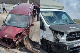 Ağrı Hamur Yolunda Trafik Kazası