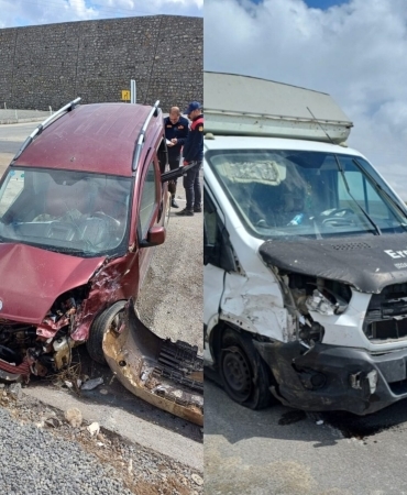 Ağrı Hamur Yolunda Trafik Kazası