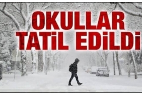 Ağrıda Eğitime Kar Engeli Okullar 1 Gün Tatil Edildi