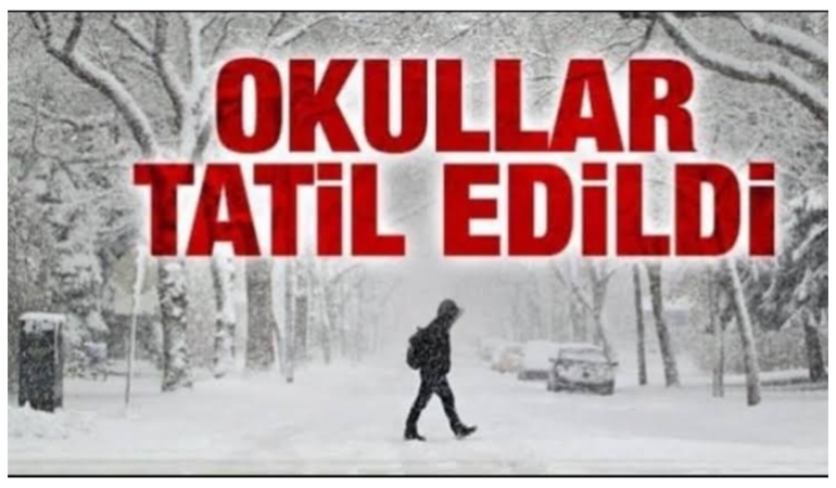 Ağrı’da Eğitime Kar Engeli Okullar 1 Gün Tatil Edildi