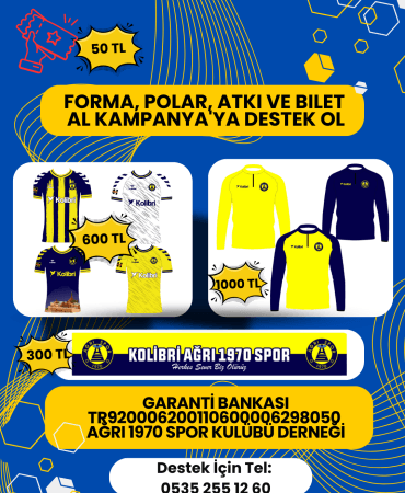 Kolibri Ağrı 1970 Spordan Birlik Çağrısı
