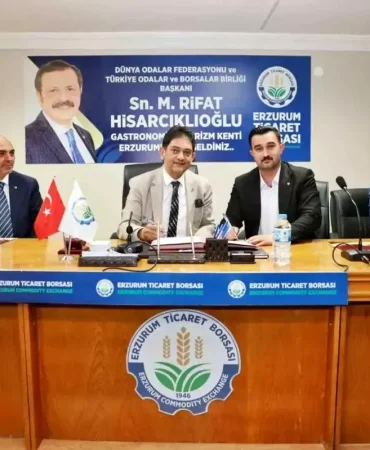 Ağrı Erzurum Borsa İş Birliği Kardeş Borsa Protokolü