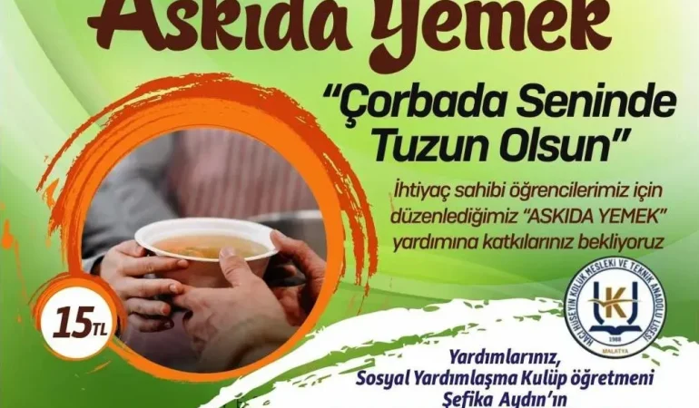 Askıda Yemek Uygulaması ile Ağrı’da Dayanışma