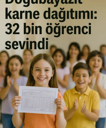 Doğubayazıt Karne Dağıtımı