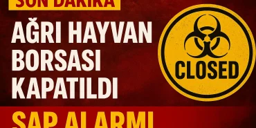 Ağrı Hayvan Borsası Kapatıldı