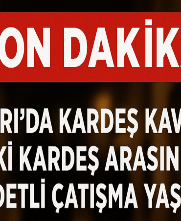 Ağrı Kardeş Kavgası İki Kardeş Arasında Şiddet Olayı