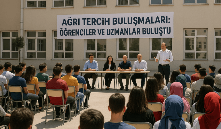 Ağrı Tercih Buluşmaları: Öğrenciler ve Uzmanlar Buluştu