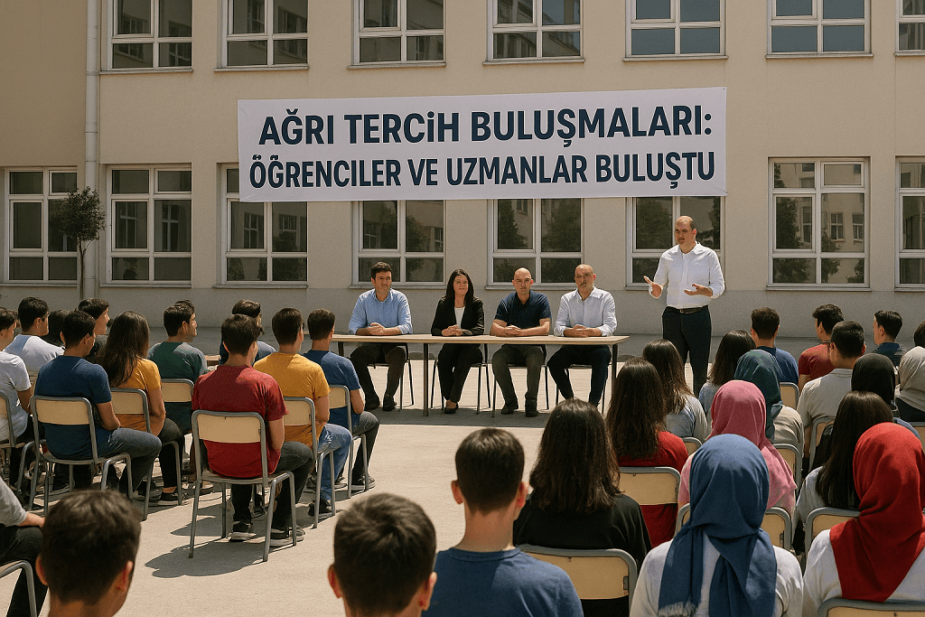 Ağrı Tercih Buluşmaları Öğrenciler ve Uzmanlar Buluştu