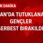 İranda tutuklanan gençler serbest bırakıldı