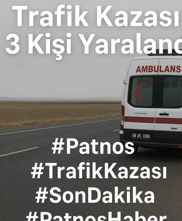 Patnos Trafik Kazası 3 Kişi Yaralandı