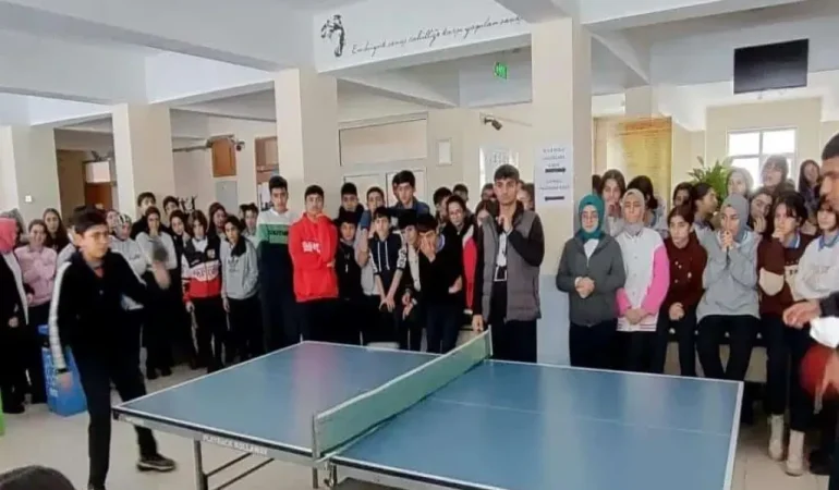 Ağrı Masa Tenisi Turnuvası, 15 Temmuz Anısına Düzenlendi