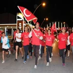 Ağrı 15 Temmuz Koşusu: Genç Sporcular Bir Arada