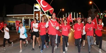 Ağrı 15 Temmuz Koşusu: Genç Sporcular Bir Arada