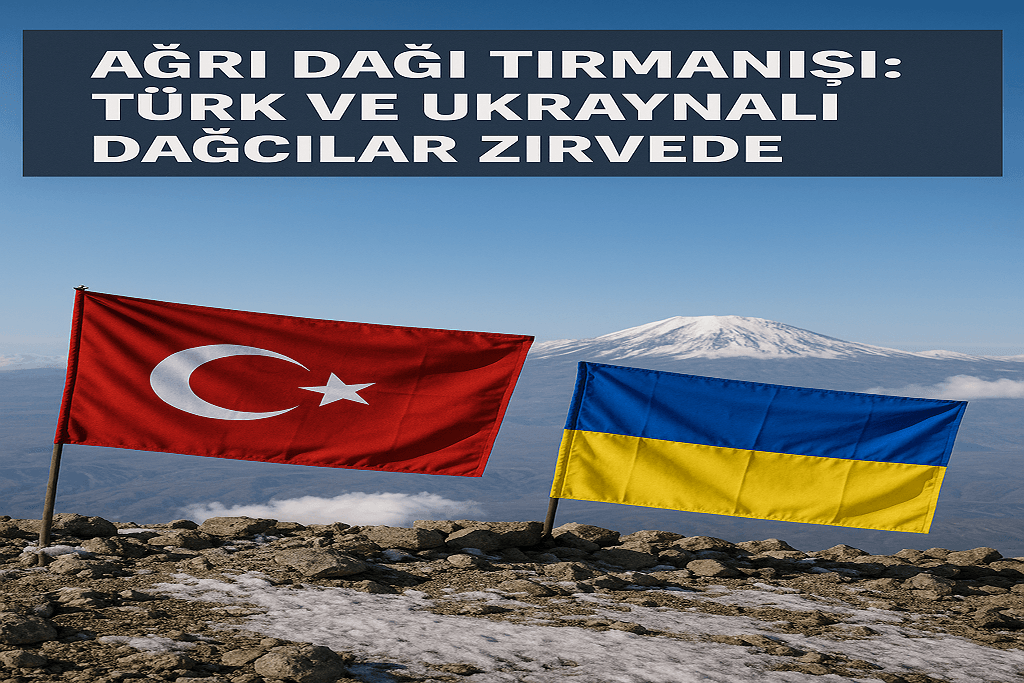 Ağrı Dağı Tırmanışı Türk ve Ukraynalı Dağcılar Zirvede