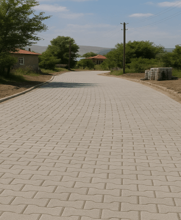 Güneykaya Köyü Ulaşımda Kolaylık Sağlayan Parke Çalışmaları