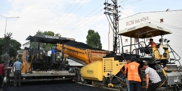 Patnos Sıcak Asfalt Çalışmaları Devam Ediyor