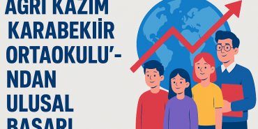 Ağrı Kazım Karabekir Ortaokulundan Ulusal Başarı