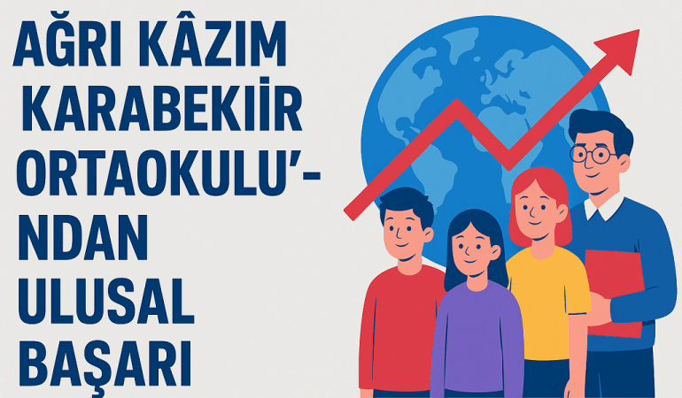 Ağrı Kazım Karabekir Ortaokulu’ndan Ulusal Başarı