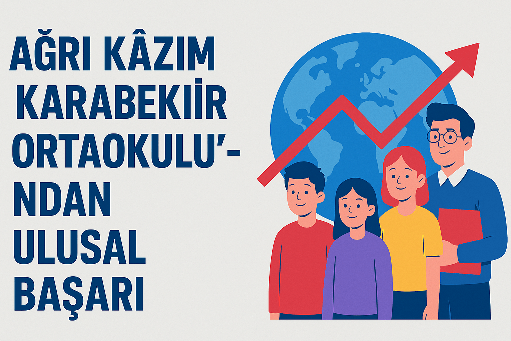 Ağrı Kazım Karabekir Ortaokulundan Ulusal Başarı