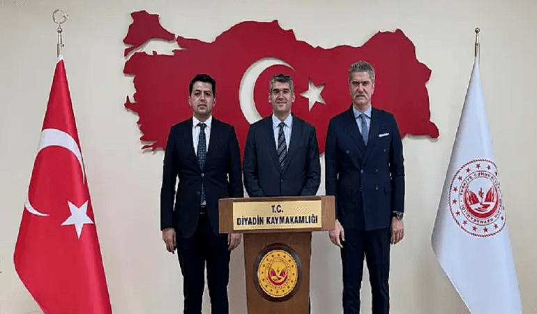 Diyadin Kaymakamı Korkusuz’a Hayırlı Olsun Ziyareti