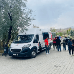 Doğubayazıt Kızılay Gönüllüleri Serinlik İkram Etti