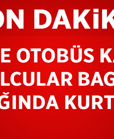 Düzce Otobüs Kazası Yolcular Bagaj Kapağında Kurtuldu