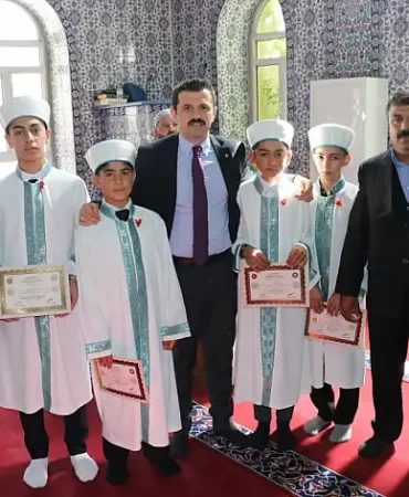 Hafızlık İcazet Merasimi Tutakta Coşkulu Bir Şekilde Yapıldı