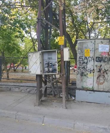 Ağrı Açık Trafo Park Yanında Güvenlik Riski