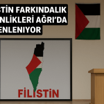 Filistin Farkındalık Etkinlikleri Ağrıda Düzenleniyor