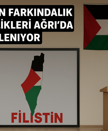 Filistin Farkındalık Etkinlikleri Ağrıda Düzenleniyor